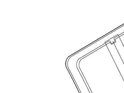 C01165 REAR QUARTER GLASS  Discovery 2 (L50)