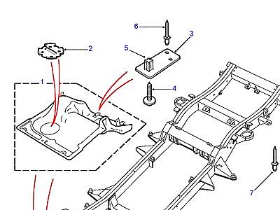 C02045 UNDERTRAY В СБОРЕ  Discovery 2 (L50)