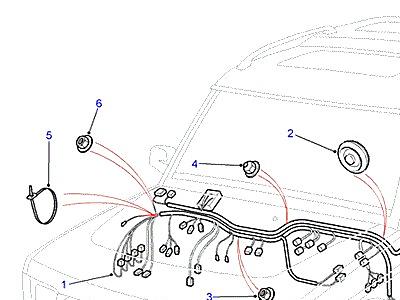D03065 HARNESS-MAIN  Discovery 2 (L50)