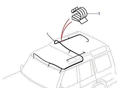 D03090 HARNESS-ROOF  Discovery 2 (L50)