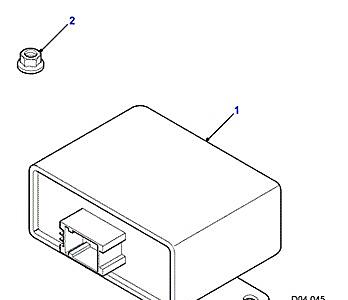 D04045 ECU-POWERFOLD DOOR MIRROR  Discovery 2 (L50)