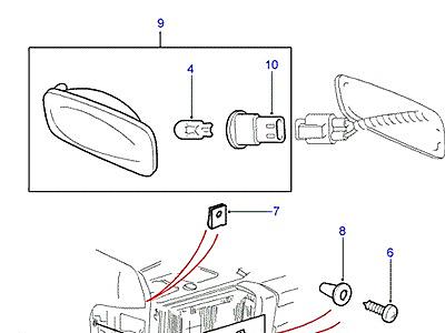 D08010 FRONT INDICATOR  Discovery 2 (L50)