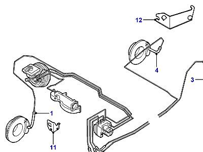 E04010 FLEXIBLE JUMP HOSES  Discovery 2 (L50)