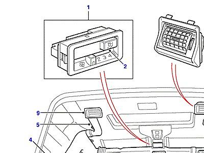 F01005 REAR AIR CON-DUCTS & VENTS  Discovery 2 (L50)