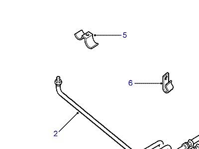 F02035 OIL COOLER PIPES  Discovery 2 (L50)