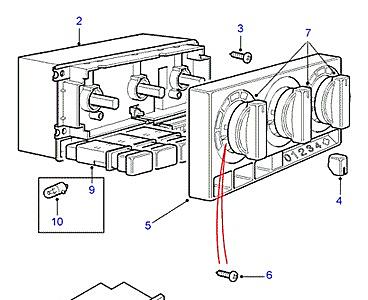 F03020 CONTROL В СБОРЕ FRONT  Discovery 2 (L50)