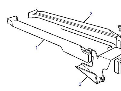 F03030 DUCTING REAR  Discovery 2 (L50)