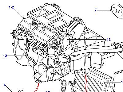 F03035 FRONT HEATER & СИСТЕМА КОНДИЦИОНИРОВАНИЯ UNIT  Discovery 2 (L50)