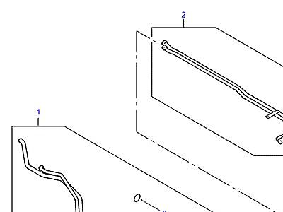F03055 HOSES UNDER FLOOR  Discovery 2 (L50)
