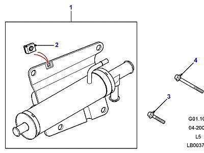 G01105 FUEL COOLER  Discovery 2 (L50)