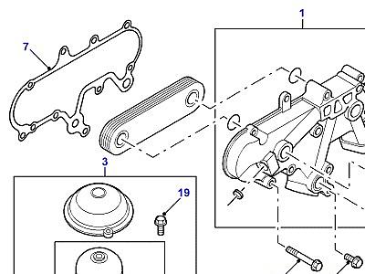 G01140 OIL COOLER & OIL FILTER  Discovery 2 (L50)