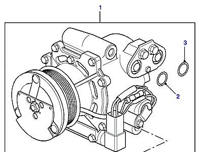 G02005 AIR-CON COMPRESSOR SERPENTINE BELT DRIVE  Discovery 2 (L50)