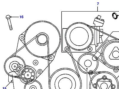 G02040 DRIVE BELT - WITH ACE  Discovery 2 (L50)
