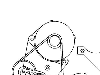 G02050 DRIVE BELT - WITHOUT ACE  Discovery 2 (L50)
