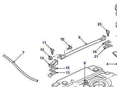 I02065 FUEL TANK SENDER AND MOUNTINGS  Discovery 2 (L50)