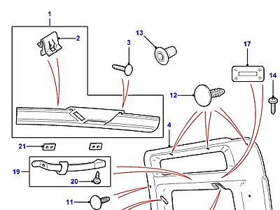 K01020 BODYSIDE REAR UPPER  Discovery 2 (L50)