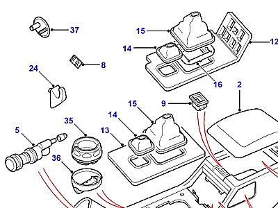 K01030 CUBBY BOX  Discovery 2 (L50)