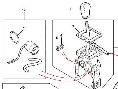 Q01025 GEAR CHANGE  Discovery 2 (L50)