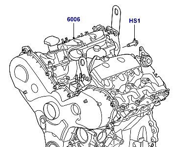 300AAB3 СЕРВИСНЫЙ ДВИГАТЕЛЬ И НЕУКОМПЛЕКТОВАНЫЙ БЛОК ЦИЛИНДРОВ 2.7 ДИЗЕЛЬ V6  Discovery 3 (L319)