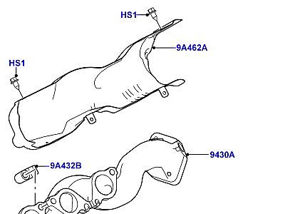 300AAT7 ВЫПУСКНОЙ КОЛЛЕКТОР 3.0L DOHC GDI SC V6 БЕНЗИН  Discovery 3 (L319)