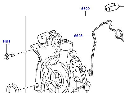 301AAU6 МАСЛЯНЫЙ НАСОС 3.0 ДИЗЕЛЬ 24V DOHC TC  Discovery 3 (L319)