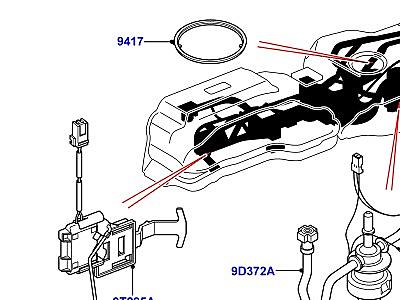 303ACK3 ТОПЛИВНЫЙ НАСОС И ДАТЧИК 2.7 ДИЗЕЛЬ V6  Discovery 3 (L319)