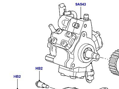 303ACP4 ТОПЛ.НАСОС ВЫС.ДАВЛ.-ДИЗЕЛЬ 2.7 ДИЗЕЛЬ V6  Discovery 3 (L319)
