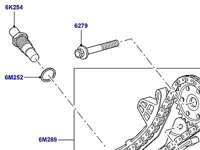 308AENC ГАЗОРАСПРЕДЕЛИТЕЛЬНЫЙ МЕХАНИЗМ 4.0 БЕНЗИН V6 ПЕРЕДНИЙ  Discovery 3 (L319)