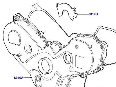 309AEV3 КРЫШКИ ГАЗОРАСПРЕДЕЛИ. МЕХАНИЗМА 2.7 ДИЗЕЛЬ V6  Discovery 3 (L319)