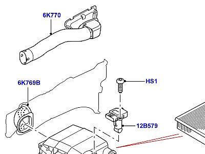 311AFIB ВОЗДУШНЫЙ ФИЛЬТР 4.0 БЕНЗИН V6  Discovery 3 (L319)