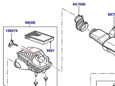 311AFKH ВОЗДУШНЫЙ ФИЛЬТР 5.0L OHC SGDI NA V8 БЕНЗИН  Discovery 3 (L319)
