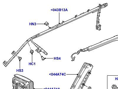 515ALG СИСТЕМА ПОДУШЕК БЕЗОПАСНОСТИ  Discovery 3 (L319)