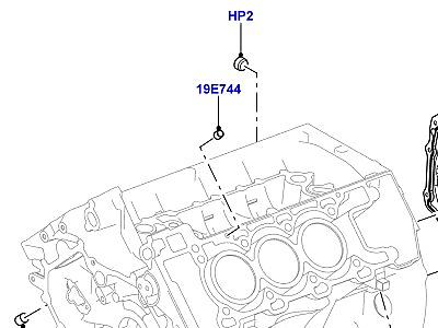 300AAF7 БЛОК ЦИЛИНДРОВ И ЗАГЛУШКИ 3.0L DOHC GDI SC V6 БЕНЗИН  Discovery 4 (L319)