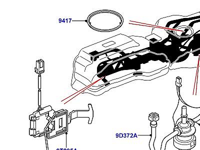 303ACKF ТОПЛИВНЫЙ НАСОС И ДАТЧИК 4.4 AJ БЕНЗИН V8  Discovery 4 (L319)