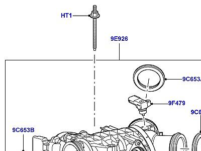 303ACT3 КОРПУС ДРОССЕЛЬНОЙ ЗАСЛОНКИ 2.7 ДИЗЕЛЬ V6  Discovery 4 (L319)