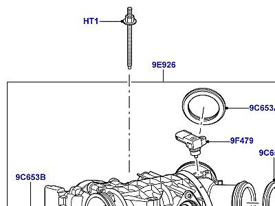 303ACT4 КОРПУС ДРОССЕЛЬНОЙ ЗАСЛОНКИ 2.7 ДИЗЕЛЬ V6  Discovery 4 (L319)