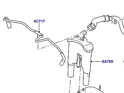 307ADY6 СИСТЕМА ПОНИЖЕНИЯ ТОКСИЧНОСТИ ВЫХЛОПА 3.0 ДИЗЕЛЬ 24V DOHC TC ВЕНТИЛЯЦИЯ ДВИГАТЕЛЯ  Discovery 4 (L319)