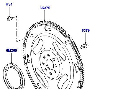 310AFC6 МАХОВИК 3.0 ДИЗЕЛЬ 24V DOHC TC  Discovery 4 (L319)