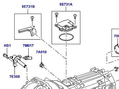 315AHKU ВНЕШНИЕ ЭЛЕМЕНТЫ МЕХАНИЧЕСКОЙ КОРОБКИ ПЕРЕДАЧ 6 SPEED MANUAL  Discovery 4 (L319)
