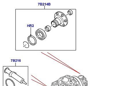 318AIHS ВПУСКНЫЕ ЭЛЕМЕНТЫ РАЗДАТОЧНОЙ КОРОБКИ TRANSMISSION CASE  Discovery 4 (L319)