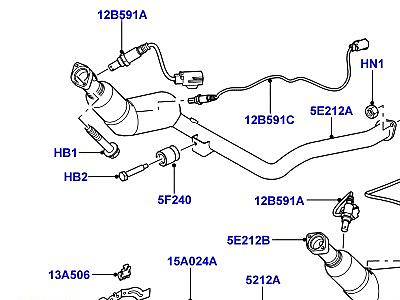 321AIOH СИСТЕМА ВЫПУСКА 5.0L OHC SGDI NA V8 БЕНЗИН  Discovery 4 (L319)
