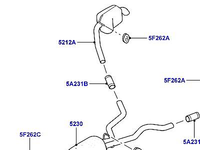 321AIU7 СИСТЕМА ВЫПУСКА 3.0L DOHC GDI SC V6 БЕНЗИН, СРЕДНЯЯ И ЗАДНЯЯ СЕКЦИИ  Discovery 4 (L319)