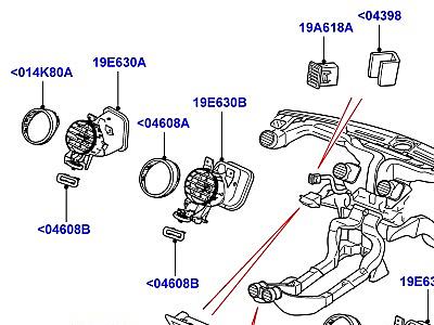 400AAC ВОЗДУШНЫЕ ДЕФЛЕКТОРЫ, ЖАЛЮЗИ И ВОЗДУХОВОДЫ НАРУЖНЫЕ ЭЛЕМЕНТЫ  Discovery 4 (L319)