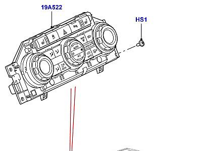 403ACF ОРГАНЫ УПРАВЛЕНИЯ ОТОПИТЕЛЕМ И КОНДИЦИОНЕРОМ ГЛАВНЫЙ БЛОК  Discovery 4 (L319)