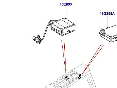410ADU АНТЕННА ЗАДНЯЯ ДВЕРЬ БАГАЖНОГО ОТДЕЛЕНИЯ  Discovery 4 (L319)
