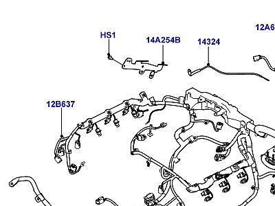 418AFR ЭЛЕКТРОПР.НА ДВИГАТ.И ПЕРЕГОРОДКЕ  Discovery 4 (L319)