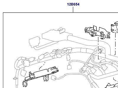 418AHB ЗАЖИМЫ ЭЛЕКТРОПРОВОДКИ  Discovery 4 (L319)