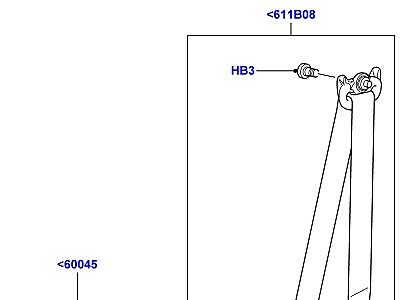 515AKY РЕМНИ БЕЗОПАСНОСТИ ПЕРЕДНИХ СИДЕНИЙ  Discovery 4 (L319)