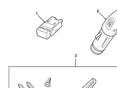 A01015 AUXILIARY SWITCH PANEL  Freelander 1 (L314)