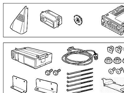 A01040 ПРОИГРЫВАТЕЛЬ КОМПАКТ-ДИСКОВ  Freelander 1 (L314)